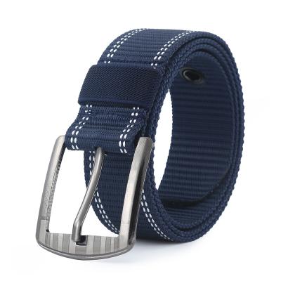 China Adjustable Webbing Belt Logo Mens Out Sport Webbing Fashional Jeans Custom Fabric for sale