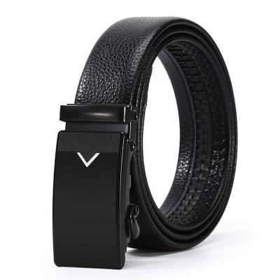 China Casual Luxury Male Belts Business Ratchet Dress Belts Classics Vintage Buckle Men Automatic Belt for sale