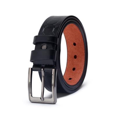 China Comfy Custom Classic Handmade Faux PU Leather Casual Belts With Pin Buckle For Man's Belt for sale