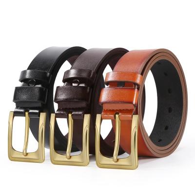 China Fashion.Casual Hot Sales Copy Pin Buckle Design Best Quality Custom Logo Genuine Leather Men Wholesale Belt Customized for sale