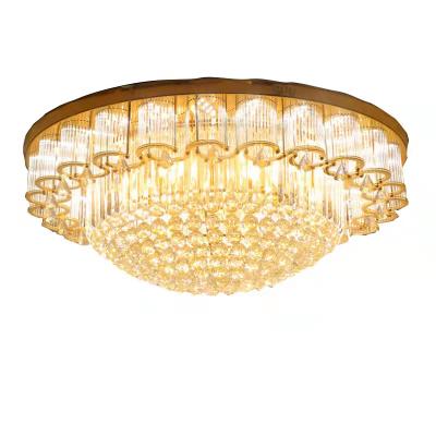 China Modern Decoration Classic Hotel Large Round 600mm Modern Crystal Luxury Ceiling Pendant Chandelier Lamps for sale