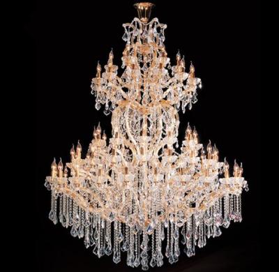 China Long Wedding Banquet Chandelier Lighting Modern Decorative Gold Finish Pendant Light for sale