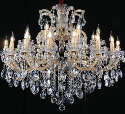 China Modern Decorative European Large Gold Traditional Crystal Chandelier For Hotel Project for sale