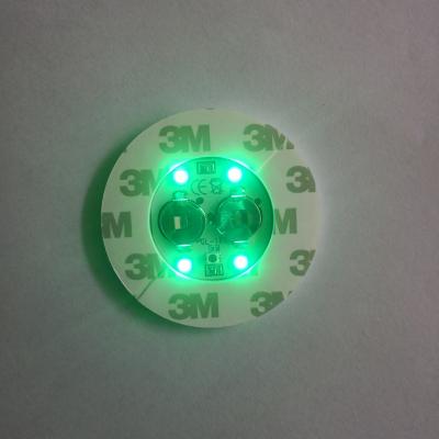 China Hot Sale Modern LED Bottle Light Sticky Sticker, 3M Bottle Sticker Led, New Bar Led Bottle Flashing Sticker With 4 LEDs for sale