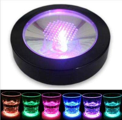 China 2019 New Gravity Induction Luminescence Cup Pad Viable Motion Sensor Led Light Battery Operated for sale