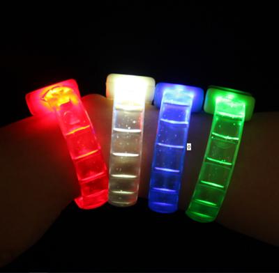 China Festival 2018 New Products Concert Party LED Wristband Flashing Light Up Noise Activated Wristband LED Wristband for sale