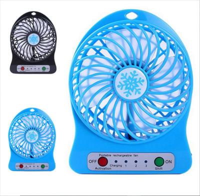 China Plastic Handheld Fan Promotional USB Charging Led Mini Fan Promotional Fan for sale