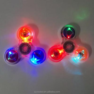 China Luminescence Supplier Finger Rotation Gyro Spinner Hand Spinner Red Fingertip Fingertip Desktop Toy Superior Adult Restless Person for sale