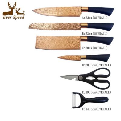 China Excellent viable kitchen knife of balde durability and shapeness for sale