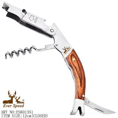 China Multi Functional Promotional Enamel Steel Body Sustainable Can Bottle Jar Opener Corkscrew for sale