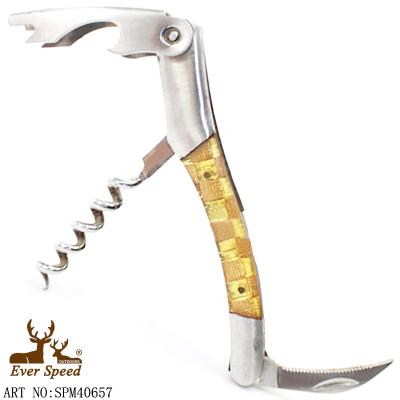 China Promotionall Viable Super Enamel High Quality Bar Blade Bottle Opener Corkscrew for sale