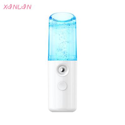 China USB Rechargeable 18 Mister Mini Nanospray Mister Face Nano Mist Spray Beauty Bottle Nano Facial Sprayer for sale