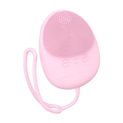 China Sonic Silicone Facial Cleansing Brush Electric Level Pore Silicone Massager Waterproof Face Cleaner IP-X7 Usb Charging XL02 for sale