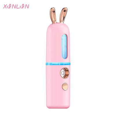 China Nano Portable Fresh Face Humidifier Mist Sprayer Ultrasonic Fine Skin Moisturizing Electric Nano Facial Mist Sprayer for sale