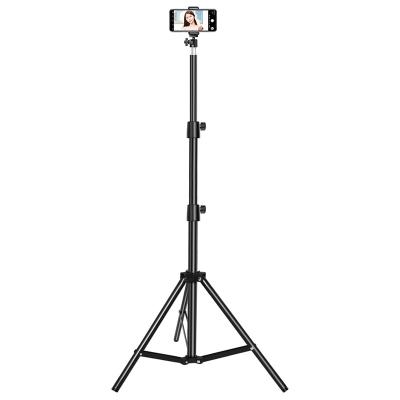 China PORTABLE Phone Clip Tripod Ring Light with Tripod Stand Carbon Steel Instant Lighting Tripod for Mobile Circular Light Mobile Stand for sale