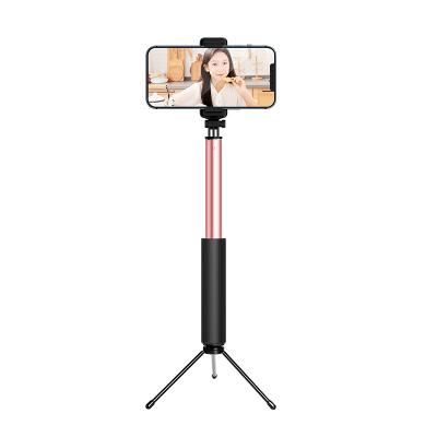 China Fold Portable Bluetooth Selfie Stick 360 Rotation Wireless Selfie Stick Tripod With Lightweight Selfie Stick Tripod for sale