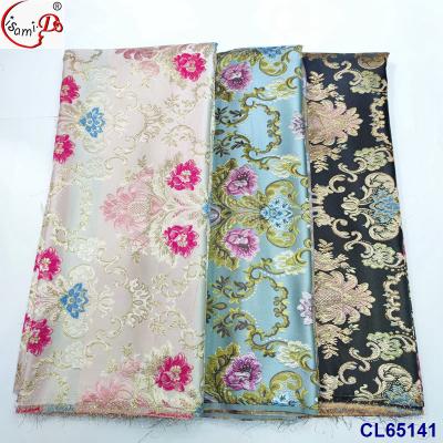 China Sustainable Lisami RTS Guinea Brocade Damask Material Luxury Lace Fabric for sale