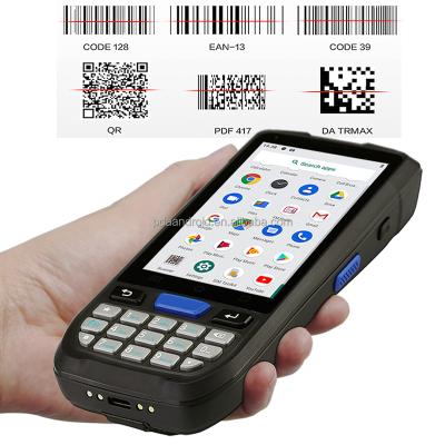 China Handheld Computer pda android 9.0 mobile phone pda barcode scanner rogged zkc module wearable pda with wrist bands for retail store,inventory for sale