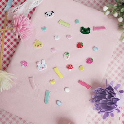 China 2022 original new cute little animal 3D mini embroidery patch DIY shoes and clothes sticker for sale