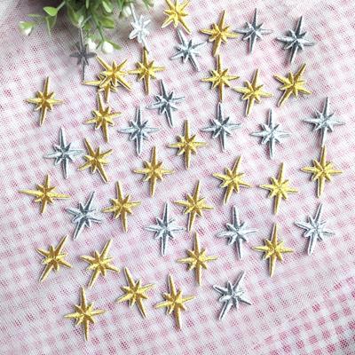 China 2022 new 3D stars embroidery patch DIY shoes and clothes decorative sticker for sale