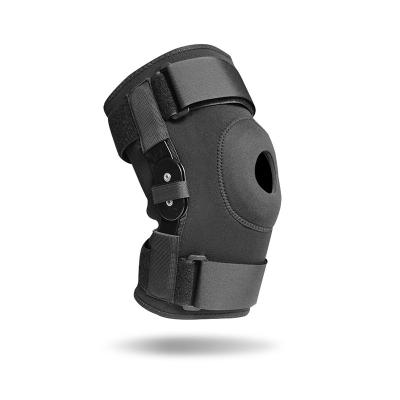 China Elasticity Adjustable Motion Adjustable Breathable Hinge Joint Support Fixed Protective Thin Knee Brace for sale