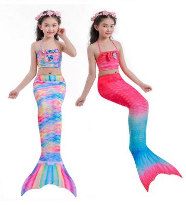 China 2021 New Fish Tail Princess Dress Girl Costume Mermaid Antibacterial Swimsuit for sale