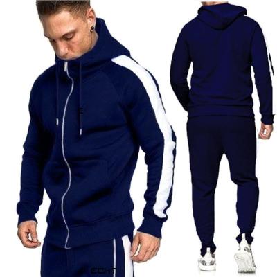 China 2021 autumn/winter new breathable cardigan hoodie men's sports suit casual men's hoodie jogging suit for sale