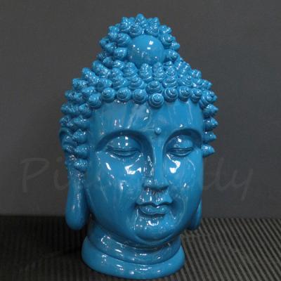 China China Home Decor Hot Sales Fiberglass Buddha Head Statue Sculpture for sale