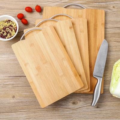 China Natural Bamboo Cutting Boards Breakfast Kitchen Stocked Wooden Bread Board for sale