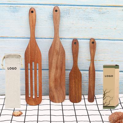 China Viable Hot Sale Teak Cookware Sets Turner Flipping Eggs Wood Spatula Sets for sale