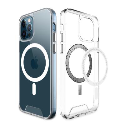 China Crystal Clear Designed Shockproof Case For iPhone 12 Pro Slim Magnetic Shockproof Protective Slim 13 Case Cover for sale