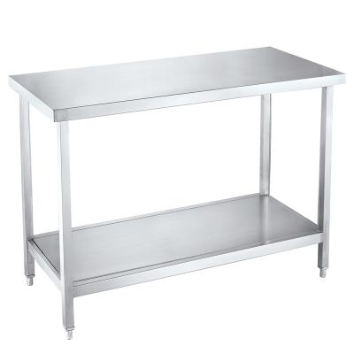 China Kitchens Kitchen Equipment Manufacturers Square Tube Stainless Steel Work Table for sale