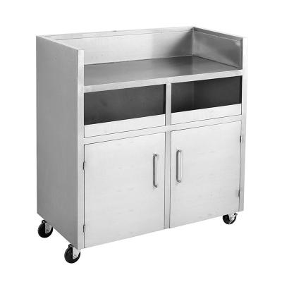 China / Mobile Restaurant Kitchen Stainless Steel Cupboard With Drawers for sale