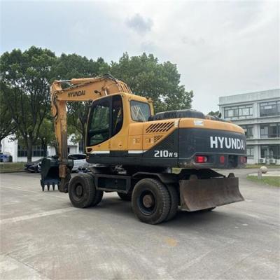 China 210W-9T Hyundai Radbagger Gebraucht Hyundai Baumaschinen 21 Tonnen zu verkaufen