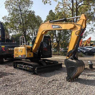 China Compacto de segunda mano Sany Digger SY95C Excavadora Diseño ergonómico en venta