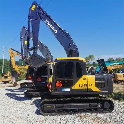 China Second Hand Volvo Crawler Excavator Volvo Ec140d 14 Ton  Long Working Hours for sale