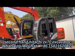 Second Hand Hitachi Excavators 7ton Hitachi Zx70 Excavator Economic Efficiency