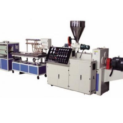 Chine Double Profile PVC Ceiling Panel Production Line Output Fast Speed ​​Extruder à vendre