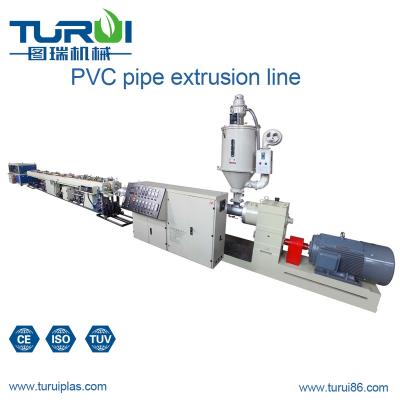 Chine Straw Good quality and price UPVC pvc mini extruder pp machine ppr pipe making production line à vendre