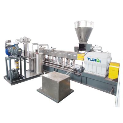 China PIPE plastic extruder granulator with double screw for sale