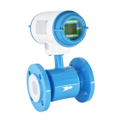 China DN10mm-2000 Electromagnetic Flow Meter Flange Digital Flow Meter Integral Type Liquid And Mud EMF5000 for sale