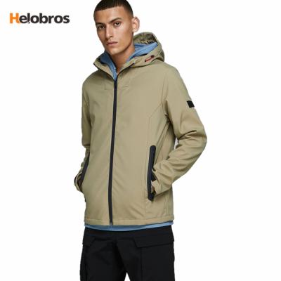 China Custom Logo Hooded Men's Jacket 2020 New Men's Hoodie Breathable Jacket Fashion Casual Hip Hop Coat Men for sale