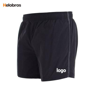 China 2021 New Arrivals Men's Cargo Anti-wrinkle Shorts Black Reflective Logo Smooth Cotton Short Pants For Men for sale