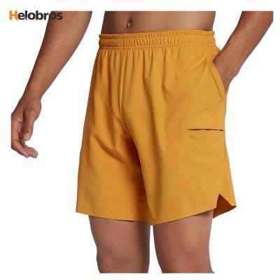 China Anti-Wrinkle Summer Hot Selling Men's Gym Shorts Empty Comfy Shorts Custom Design Woven Sports Shorts Men for sale