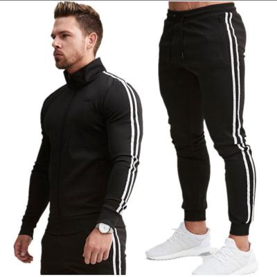 China Breathable Spring Satin Striped Crop Hoodies 100% Cotton Custom Logo Yoga Tracksuit Set For Men Women Tracksuits Sport Wear 2020 for sale