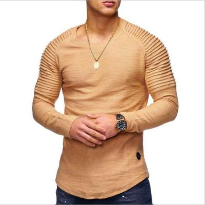 China anti-wrinkle low moq low price customized sports gym quick dry elastane active men's cotton spandex wear muscle fitted screen t shirts made of silk for sale