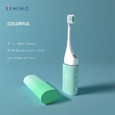 China OEM Super Low Noise Inovative Silicone Private Label Colored Cheap Waterproof Food Grade Electric Toothbrush 5 Weeks IPX7 for sale