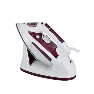 China Ladies Hotel 2200W Cordless Ceramic Anti-Drip Travel Steam Iron for sale