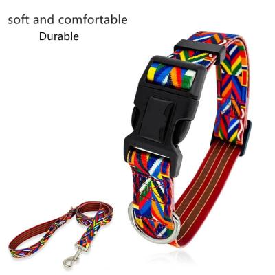 China Factory direct customized polyester material can be customized fashion dog with dog cat collar. for sale