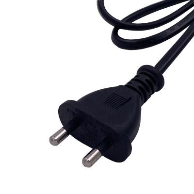 China BRI C7 Home Appliance 2 Pin India Plug Approved Power Cord for sale